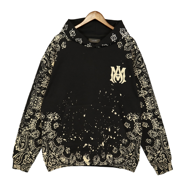 Amiri Áo hoodie cotton In Họa Tiết Thời Trang Cho Nam Nữ