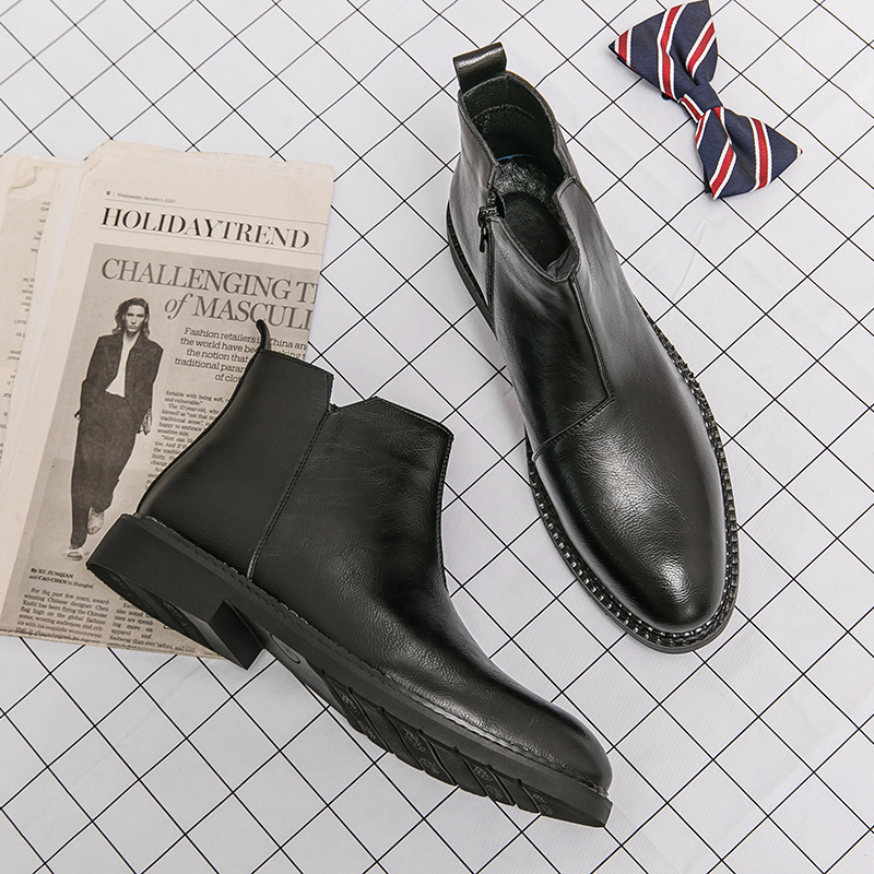 Mới Giày Bốt Da Thoáng Khí Thoải Mái Chất Lượng Cao Cho Nam