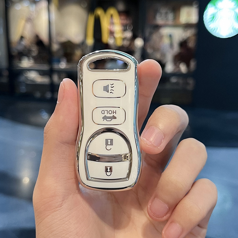 NISSAN Ốp Bảo Vệ Chìa Khóa Xe Hơi Thiết Kế Đơn Giản Tiện Dụng