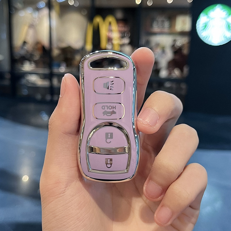 NISSAN Ốp Bảo Vệ Chìa Khóa Xe Hơi Thiết Kế Đơn Giản Tiện Dụng