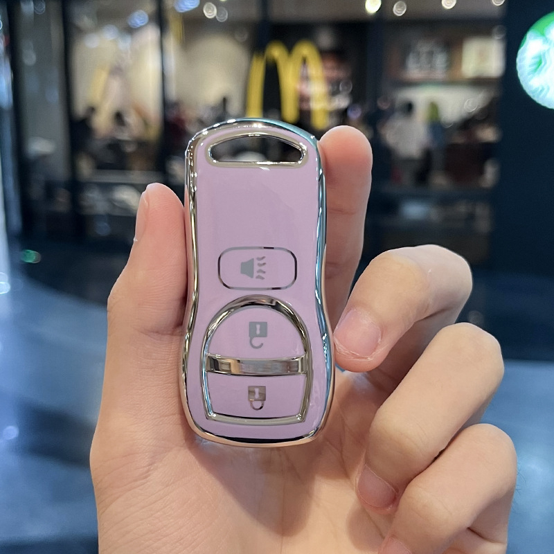 NISSAN Ốp Bảo Vệ Chìa Khóa Xe Hơi Thiết Kế Đơn Giản Tiện Dụng