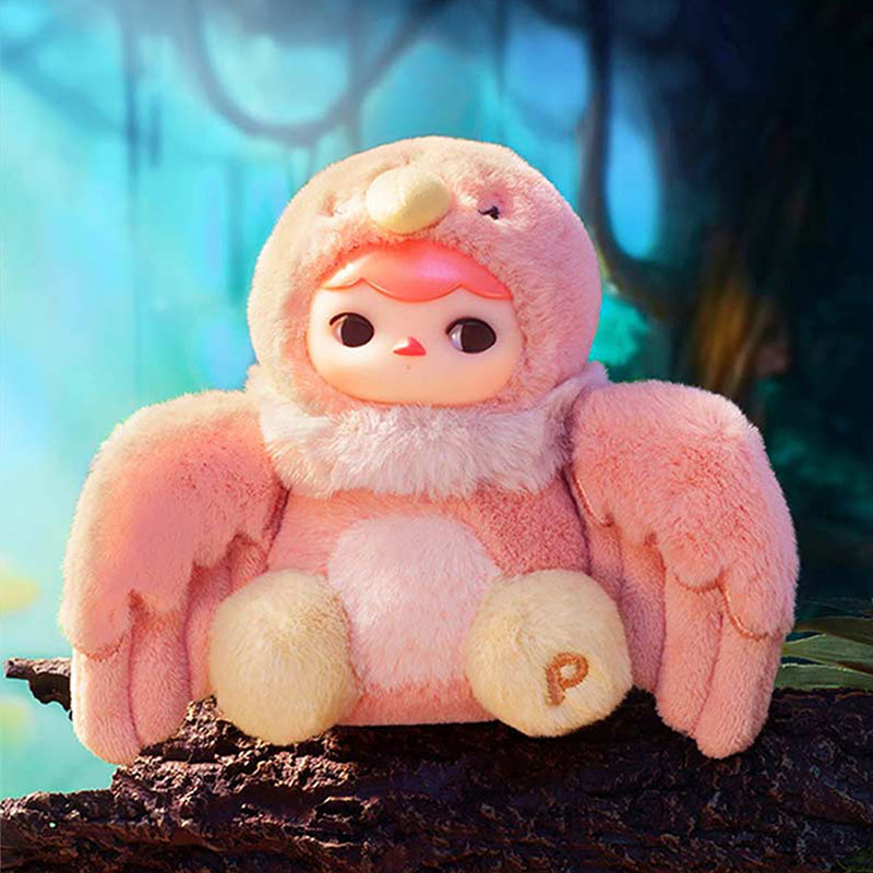 POP MART  PUCKY Forest Party Series-Vinyl  Plush Pendant Thú Nhồi Bông Hình Rừng Cây Trang Trí Tiệc Sê-Ri-Vnyl