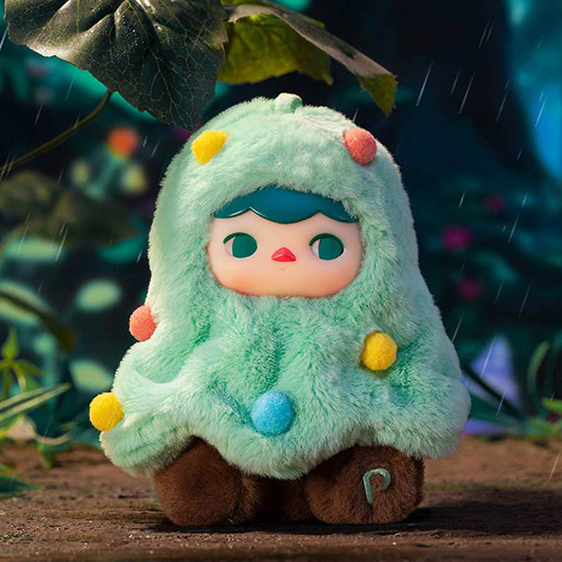 POP MART  PUCKY Forest Party Series-Vinyl  Plush Pendant Thú Nhồi Bông Hình Rừng Cây Trang Trí Tiệc Sê-Ri-Vnyl
