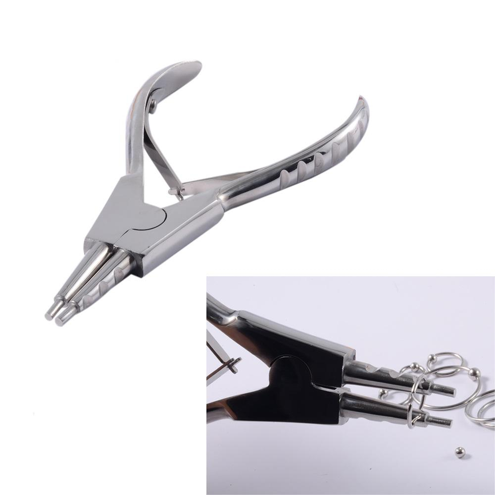 1PCS 316L Kìm xỏ khuyên Kẹp xỏ khuyên dụng cụ xỏ khuyên kẹp tròn xỏ khuyên kềm xỏ khuyên piercing