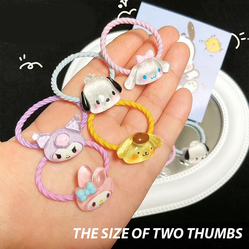 Miumiua🔮Set 2 SANRIO Dây Buộc Tóc Hình Cún Yugui Dễ Thương Dành Cho Bạn Nữ Và Học Sinh
