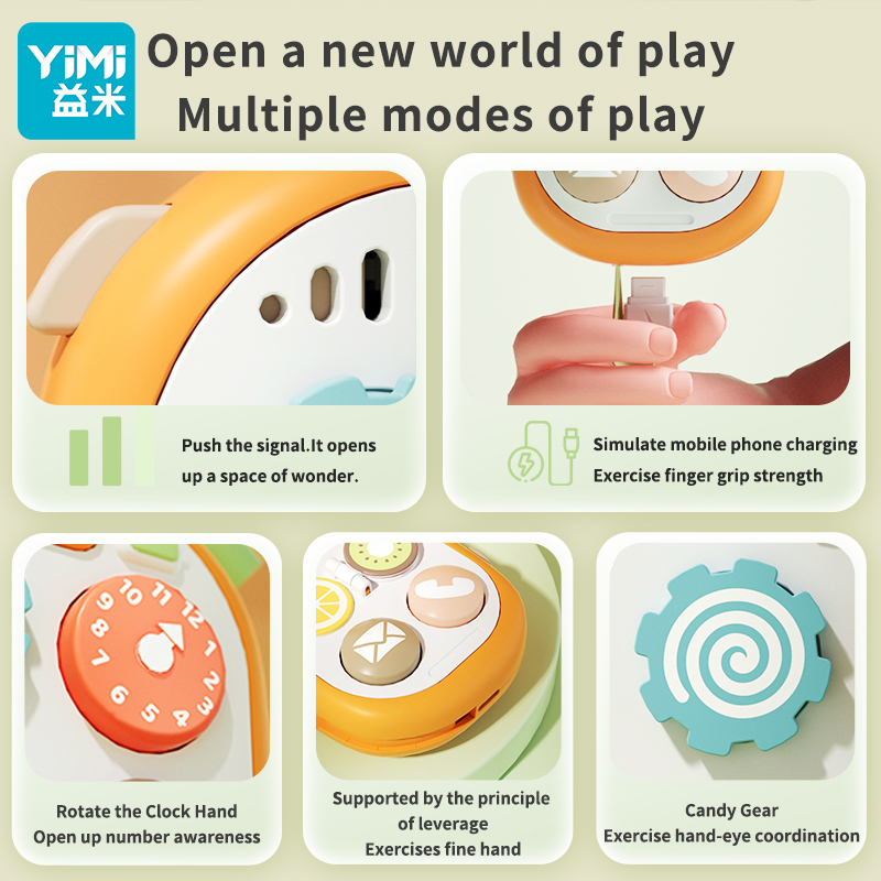 Yimi Đồ Chơi Điện Thoại Mô Hình Cho Trẻ Em