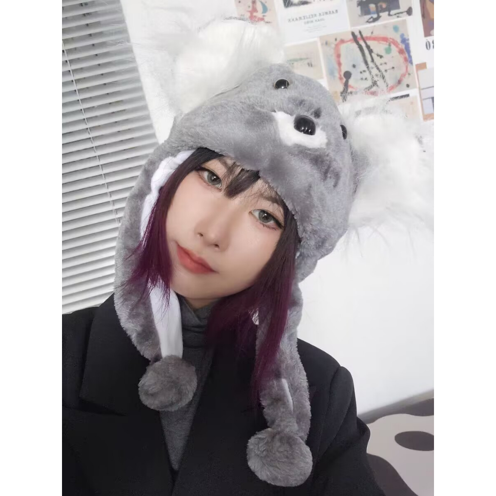 Mũ Giữ Ấm Tai Hình Hoa Hồng Và Gấu koala blackpink jennie Thời Trang Hàn Quốc