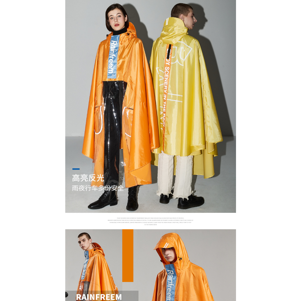 Áo Mưa Đơn Dày Dặn Phong Cách Mới Cho Nam Nữ