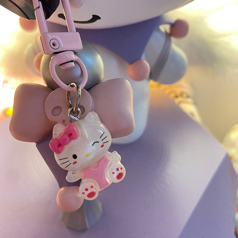 Miumiua🔮SANRIO Móc Khóa Nhựa Hình Cinnamoroll Kuromi Hoạt Hình Sanrio Dễ Thương