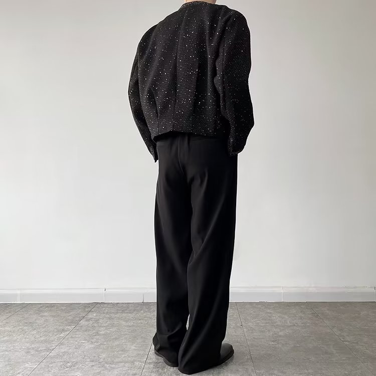 Fashion Áo Dạ Tweed Nam Tay Dài Xinh Đẹp Dáng Rộng Màu Sắc Đơn Giản Thoải Mái Hù Hợp Chất Nỉ Bông Nút Bấm  Áo Khoác Nam Phong Cách Hàn Quốc Cao Cấp Áo Jacket Nam