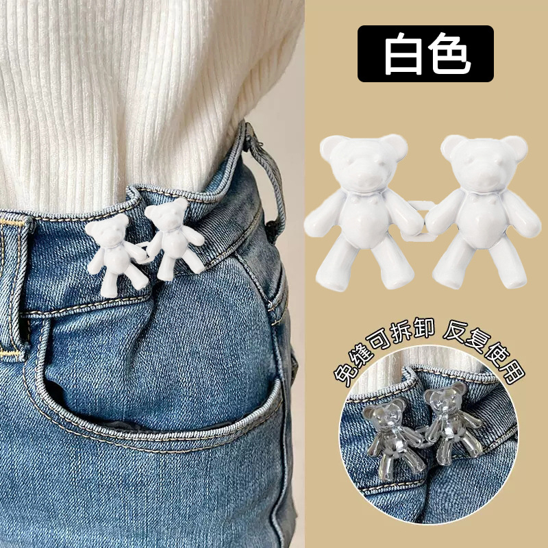 Khóa Cài Thắt Lưng Quần jean Hình Gấu Có Thể Điều Chỉnh