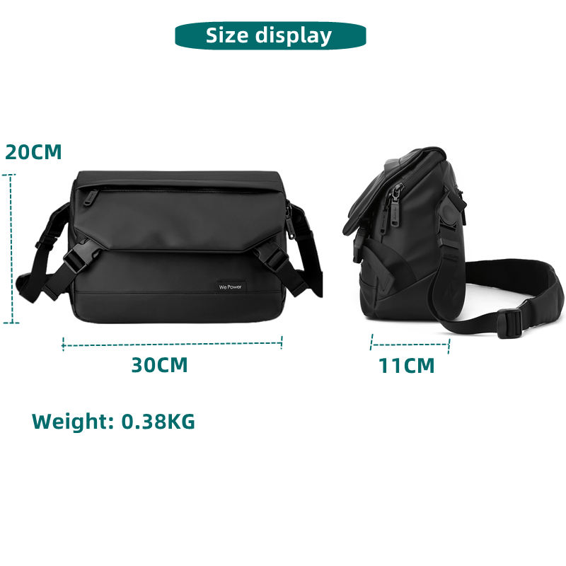 Kabohut Túi Đeo Vai Cỡ Lớn Chống Thấm Nước Thời Trang Cho Nam 9.7 inch ipad