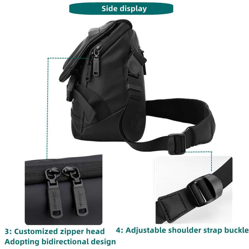 Kabohut Túi Đeo Vai Cỡ Lớn Chống Thấm Nước Thời Trang Cho Nam 9.7 inch ipad