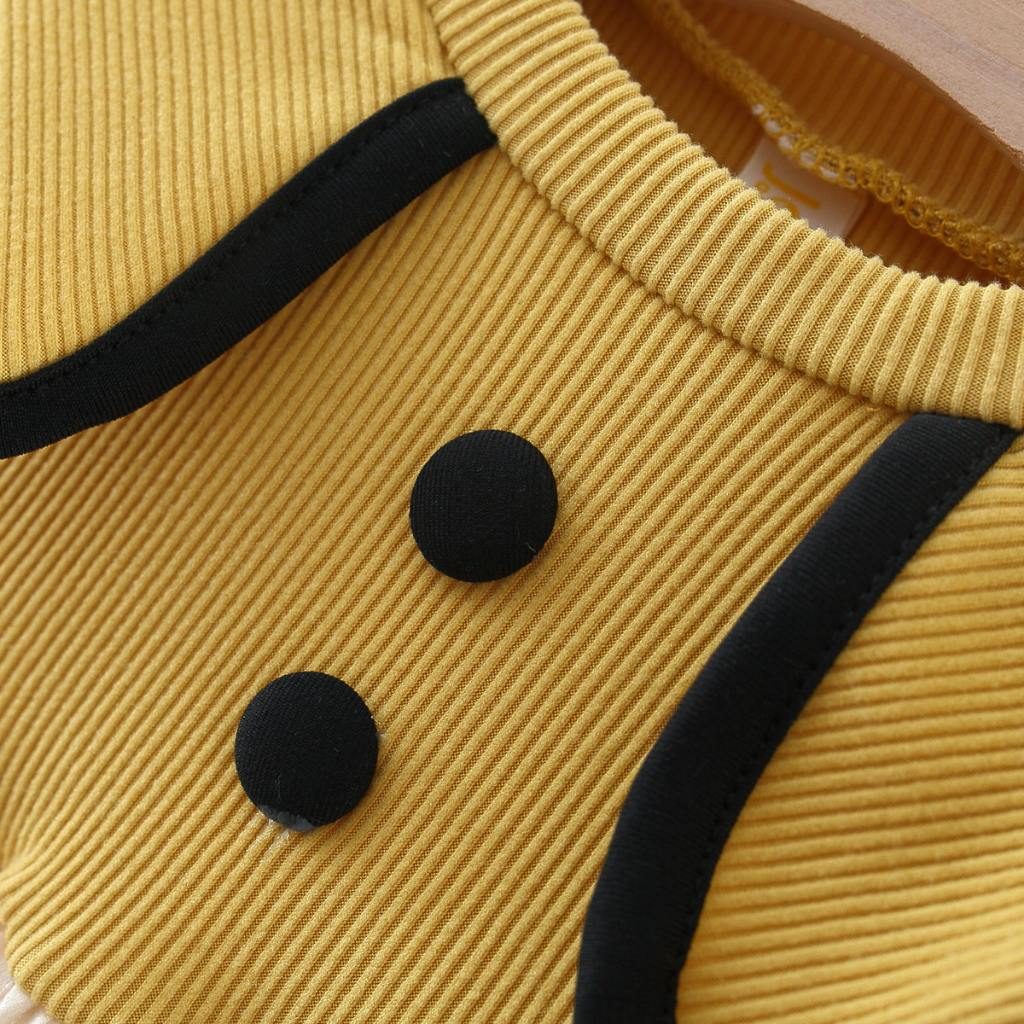 Đầm Công Chúa Tay Dài Họa Tiết Hoa Đơn Giản Thời Trang Xuân Thu 2023 Phong Cách Hàn Quốc Cho Bé Gái 0-3 Tuổi