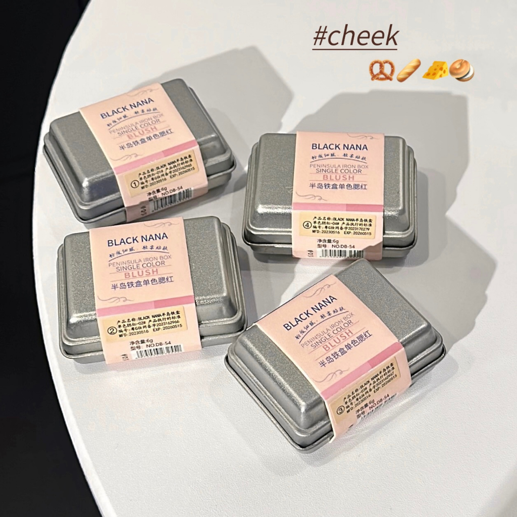 Đen Phấn Má Hồng Đơn Sắc Tông Đào / Cam / nude / Hồng Tự Nhiên Xinh Xắn No.54