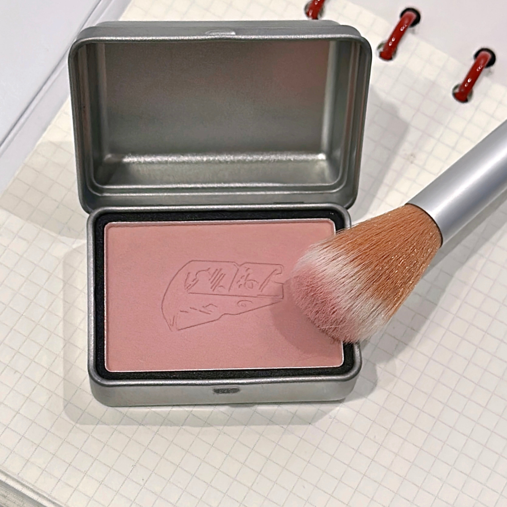 Đen Phấn Má Hồng Đơn Sắc Tông Đào / Cam / nude / Hồng Tự Nhiên Xinh Xắn No.54