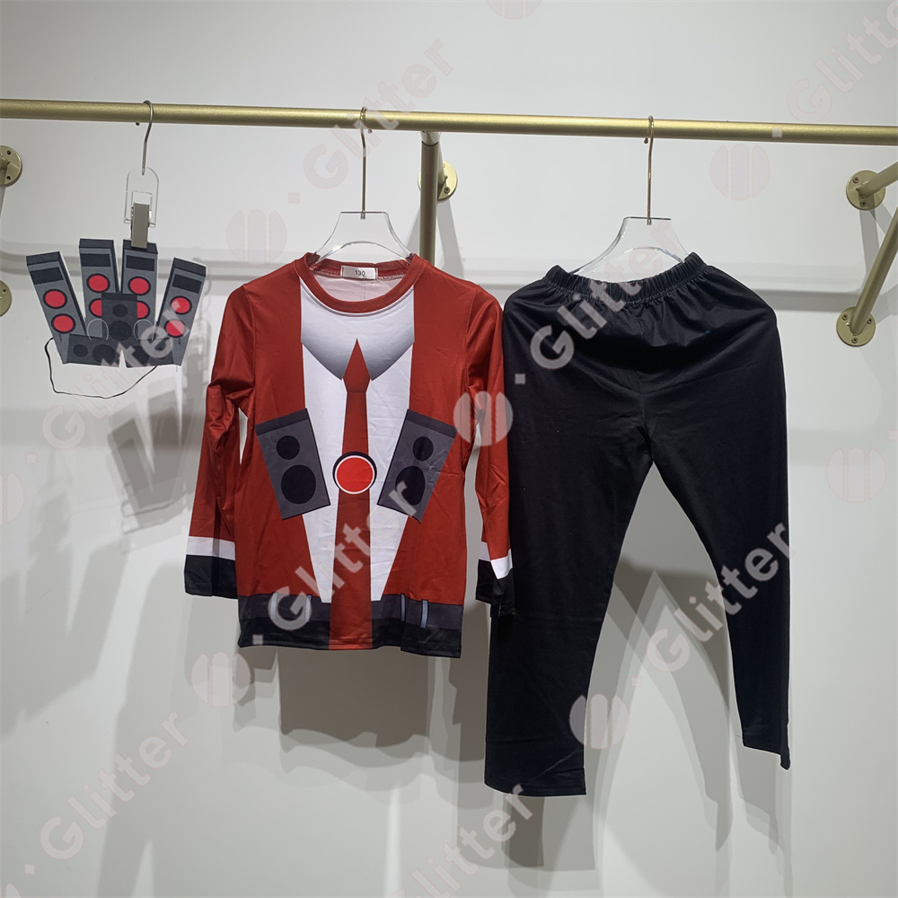 Bộ Đồ Hóa Trang Nhân Vật Trượt Tuyết skibidi Trong game Loaman tv Kinh Dị Cho Bé Trai