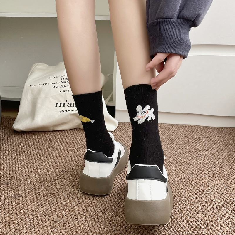 Vớ cotton Nguyên Chất Hình Mèo Và tempura ab Thiết Kế Độc Đáo Phong Cách Nhật Bản Cho Nam Và Nữ