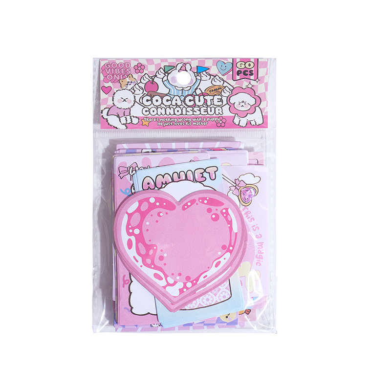 Mr. Paper 60 vé/túi Giấy ghi chú Phim hoạt hình dễ thương Biên giới thỏ Lưu ý bất thường Bàn tay DIY sáng tạo Nhật ký Khung nền Vật liệu trang trí Giấy thông báo