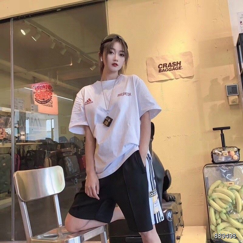 Quần Đùi Thể Thao In Logo adidas Thời Trang