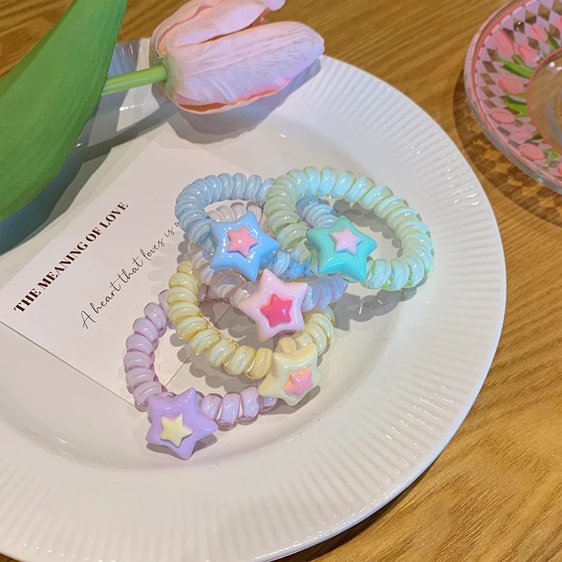 Dây Cột Tóc y2k Hình Ngôi Sao Thời Trang Hàn Quốc Cho Nữ