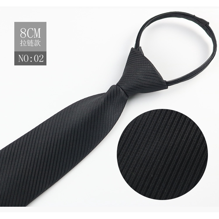 Cà Vạt Nam Bản Rộng 8cm Có Khóa Kéo Thời Trang