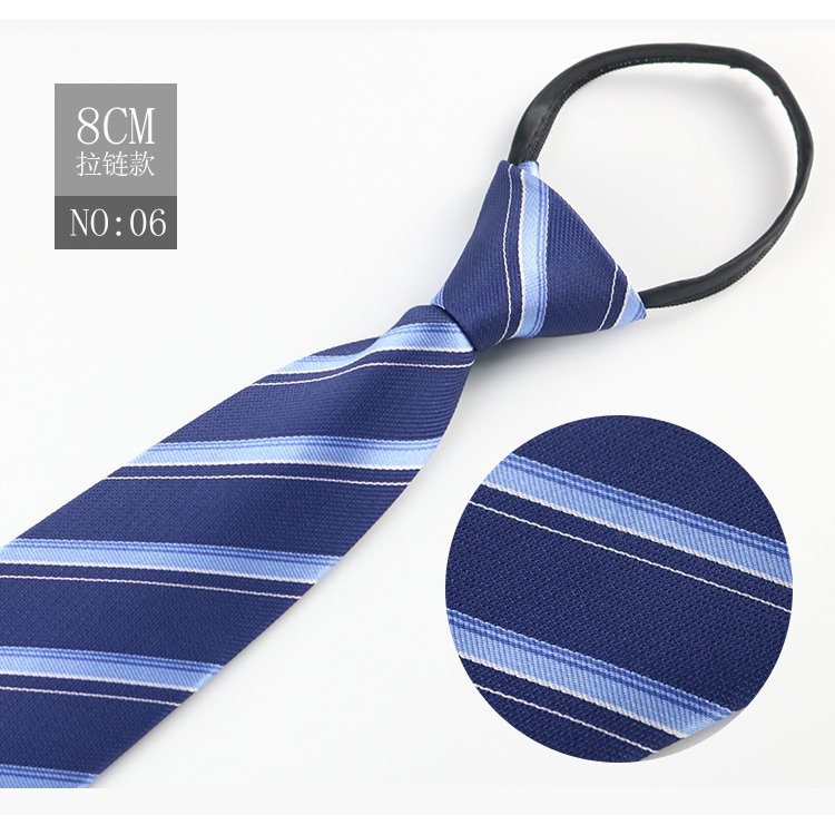 Cà Vạt Nam Bản Rộng 8cm Có Khóa Kéo Thời Trang