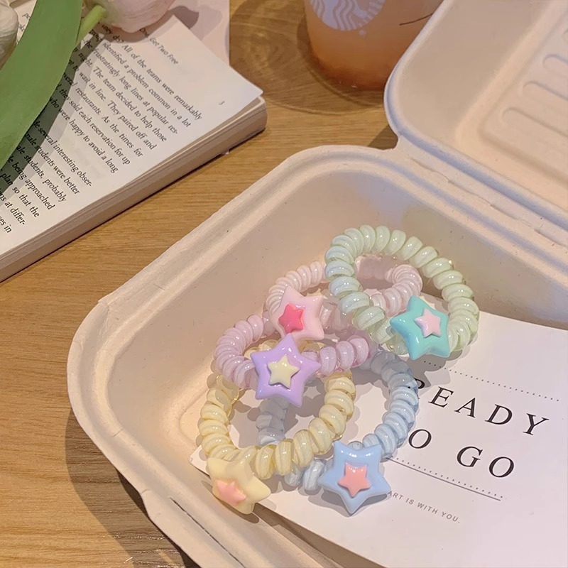 Dây Cột Tóc y2k Hình Ngôi Sao Thời Trang Hàn Quốc Cho Nữ