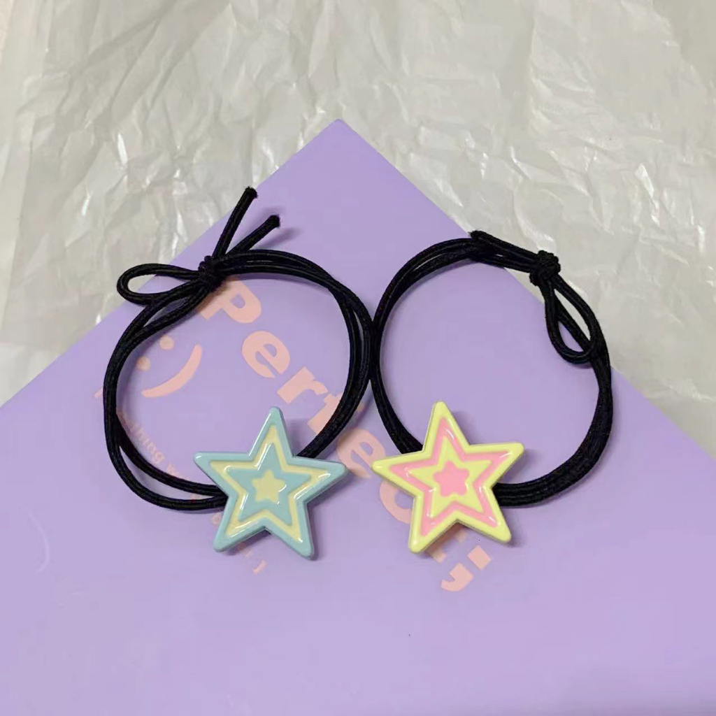 Dây Cột Tóc y2k Hình Ngôi Sao Thời Trang Hàn Quốc Cho Nữ