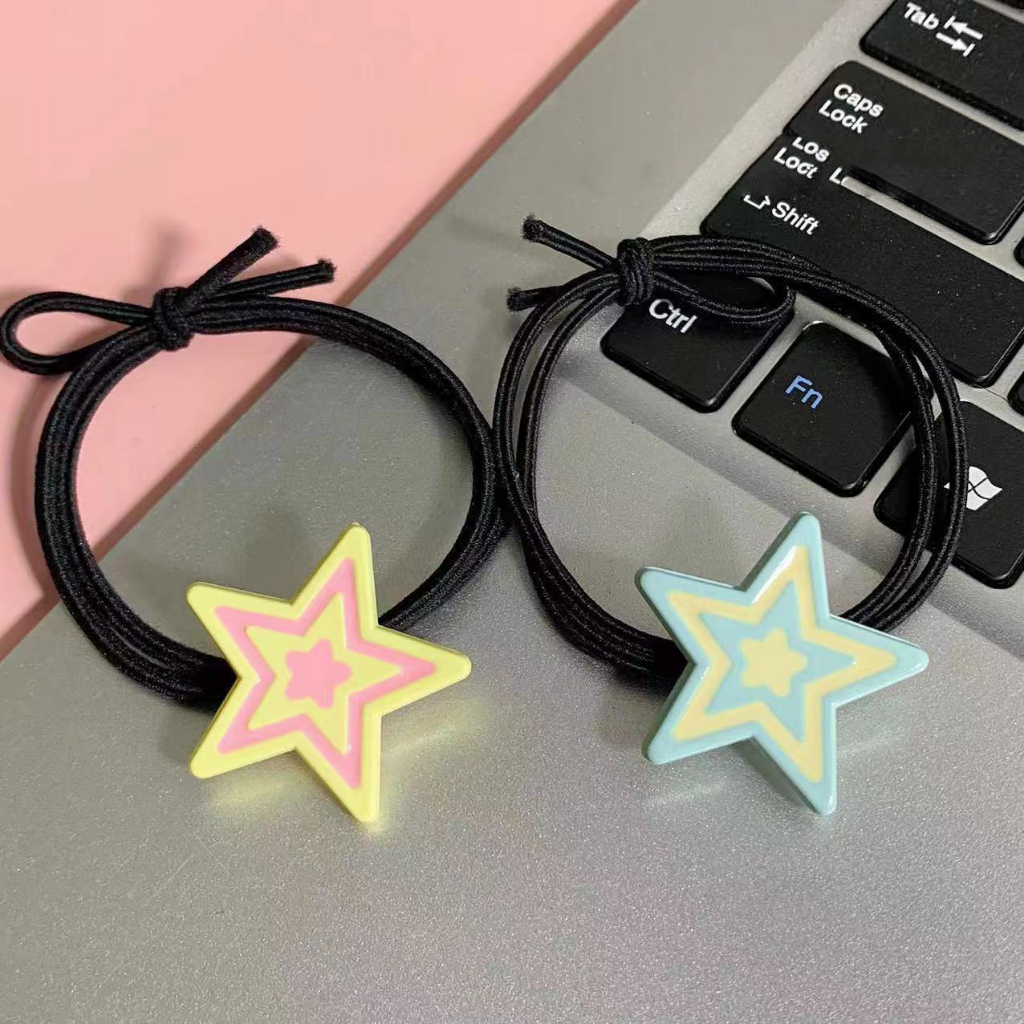 Dây Cột Tóc y2k Hình Ngôi Sao Thời Trang Hàn Quốc Cho Nữ