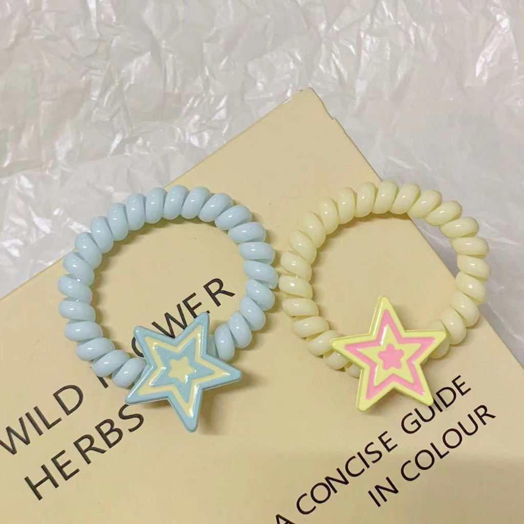 Dây Cột Tóc y2k Hình Ngôi Sao Thời Trang Hàn Quốc Cho Nữ