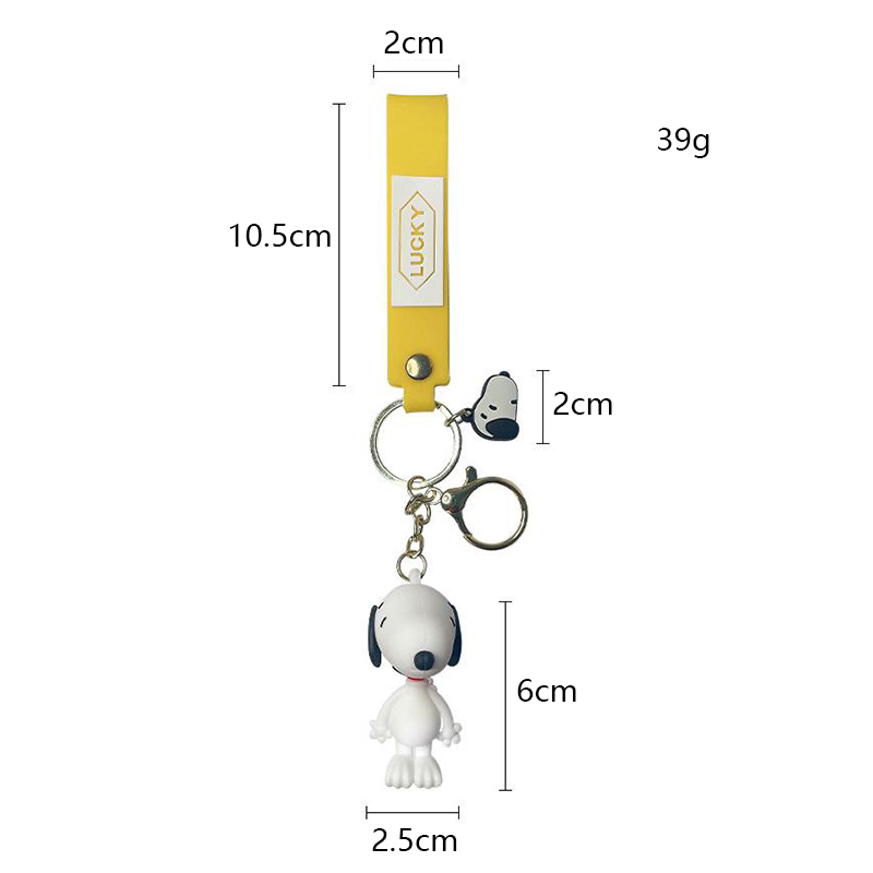 Móc Khóa Hình Chú Chó snoopy Hoạt Hình Sáng Tạo