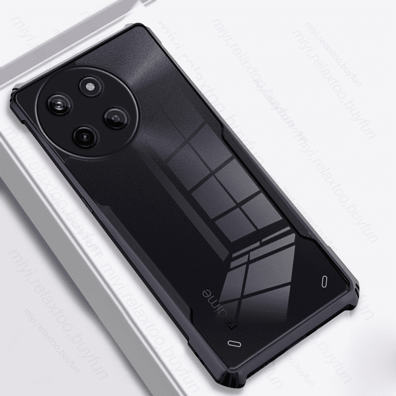 Ốp Điện Thoại acrylic Trong Suốt Chống Sốc Cho realme 11 10 9 pro plus 9i 4g 5g