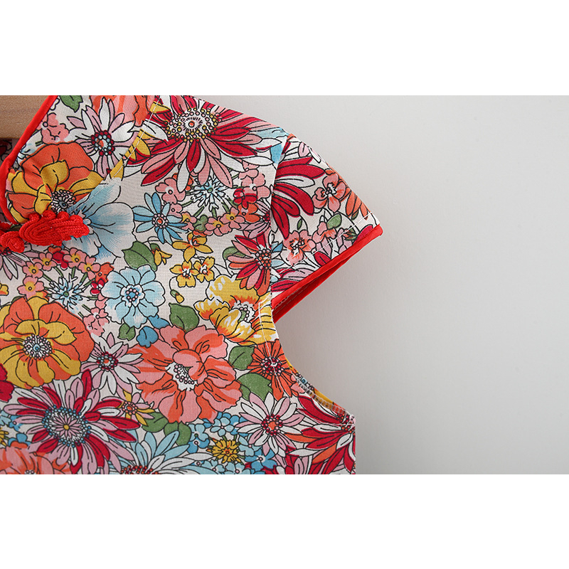 Sườn Xám Dễ Thương Cho Bé