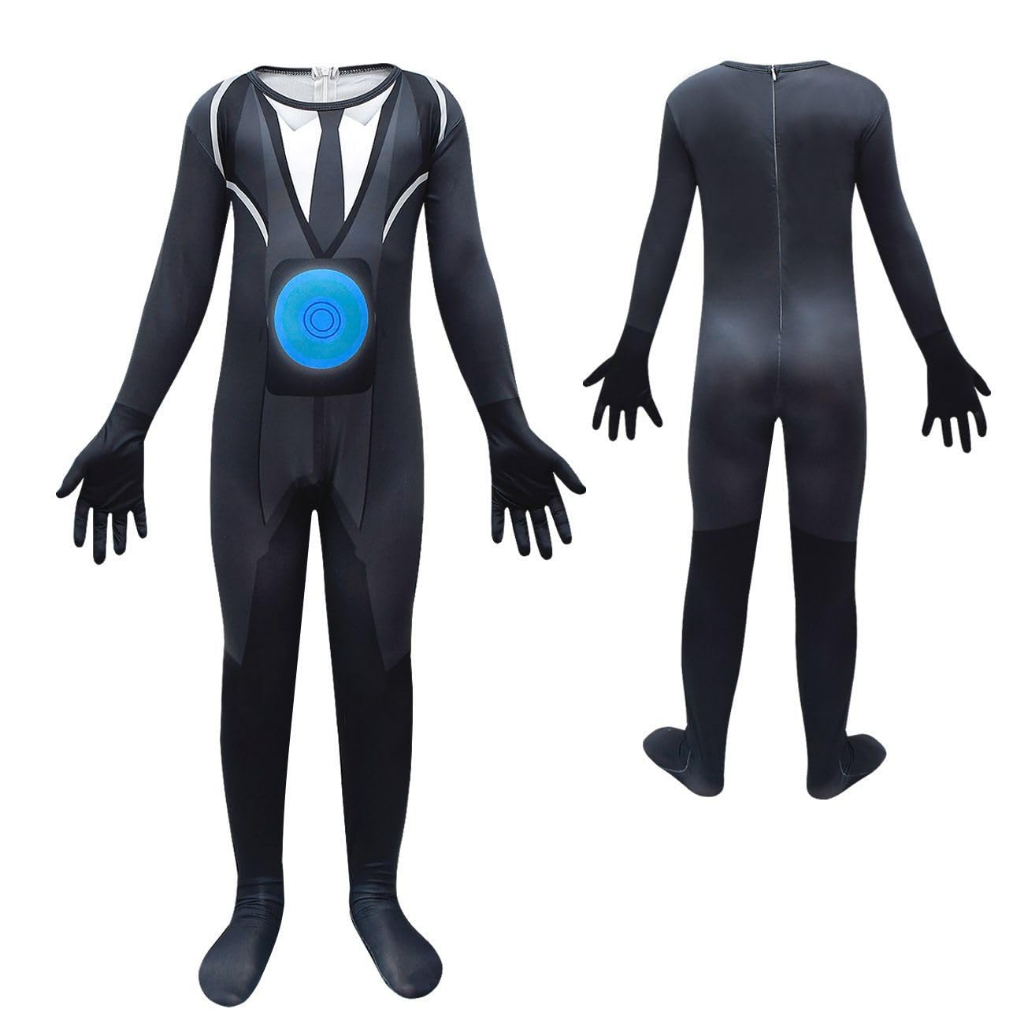 Skibidi Bộ Đồ Hóa Trang Nhân Vật Trong Game toilet Độc Đáo Cho Bé