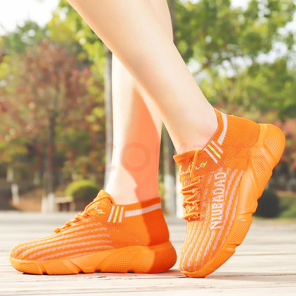 Giày Khiêu Vũ Mũi Vuông Siêu Nhẹ Thoáng Khí Chống Sốc Giày thể thao