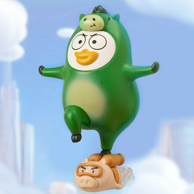 Duckyo Đồ Chơi Mô Hình Nhân Vật kawaii Dễ Thương