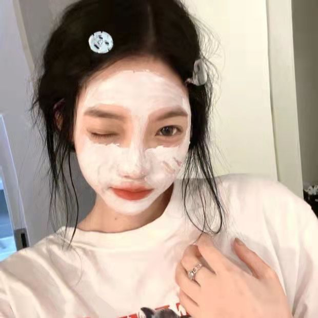 Kẹp Tóc Hình Mặt Nạ Gương Dễ Thương Vui Nhộn