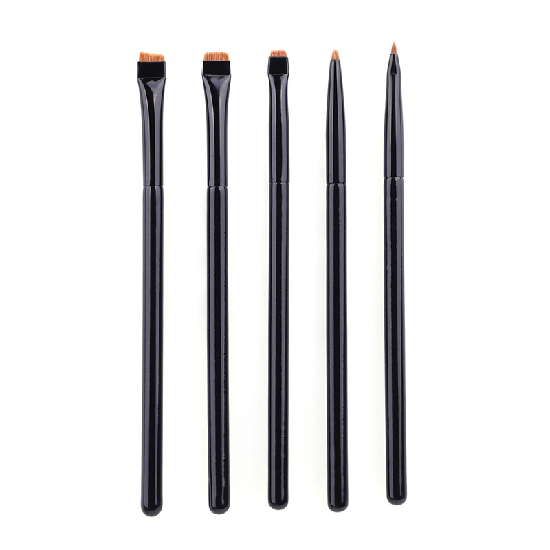Gdpn Cọ Trang Điểm Mắt Môi Lông Sói Đầu Phẳng Siêu Mỏng Chất Lượng Cao 8mm