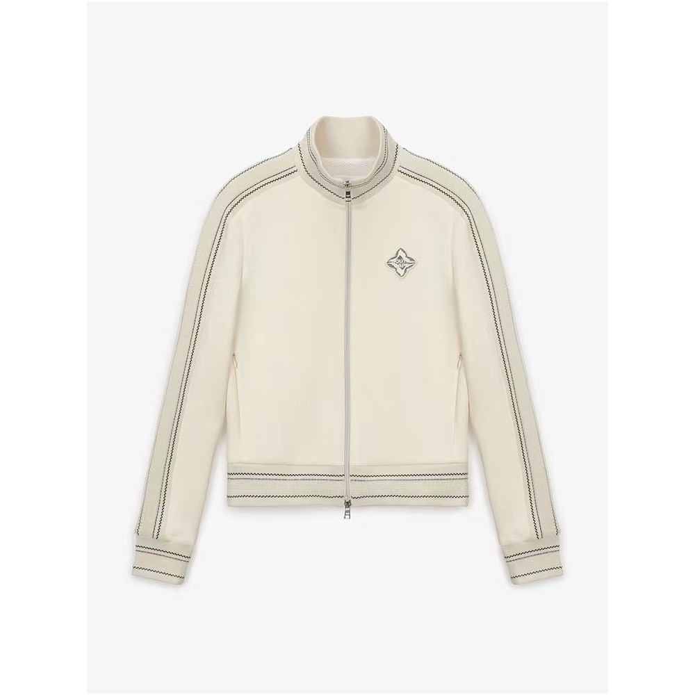 Áo Khoác Đánh golf Tay Dài Cổ Đứng Có Khóa Kéo Phong Cách Hàn Quốc Thời Trang Thu Đông 2023 Cho Nữ#246813