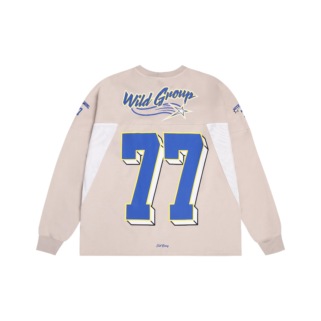 Sê-ri Trò Chơi Khúc Côn Cầu Hoang Dã Hoang Dã Không. Áo Sweater Tay Dài Phong Cách retro 77 Cho Cặp Đôi