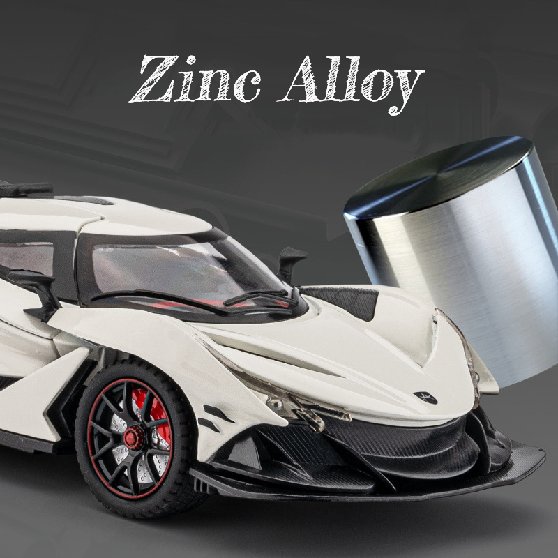 Mô Hình Xe Hơi apollo ie chezhi Bằng Hợp Kim Kẽm Có Đèn Và Âm Thanh Làm Quà Tặng Sinh Nhật Cho Bé Trai Tỷ Lệ 1 / 24
