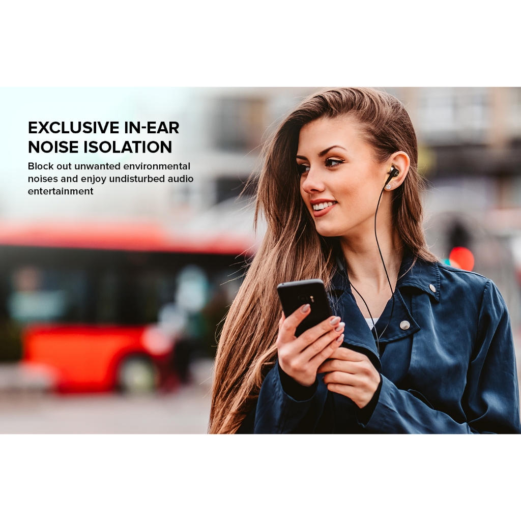 Tai Nghe Nhét Tai aurvana trio ls 3.5 mm Bằng Cao Su silicone Lỏng Lái Xe Có mic Cách Âm