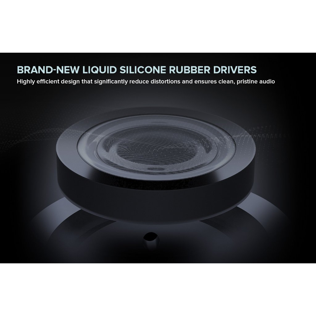 Tai Nghe Nhét Tai aurvana trio ls 3.5 mm Bằng Cao Su silicone Lỏng Lái Xe Có mic Cách Âm