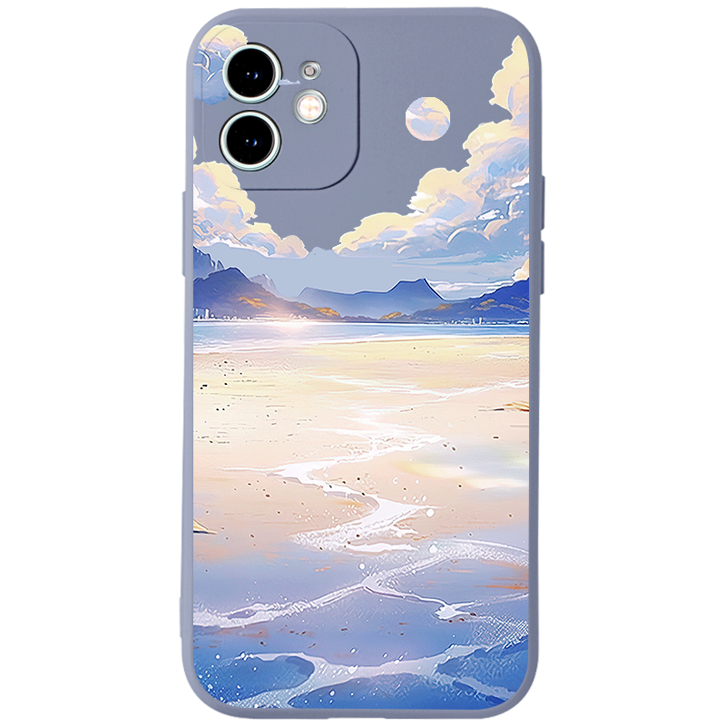 Ốp lưng JURSUE dễ thương đẹp mềm màu Cho IPHONE 15 14 13 12 11 PRO MAX SE 2020 X XR XS ip 8 7 6 6S PLUS XYH2264