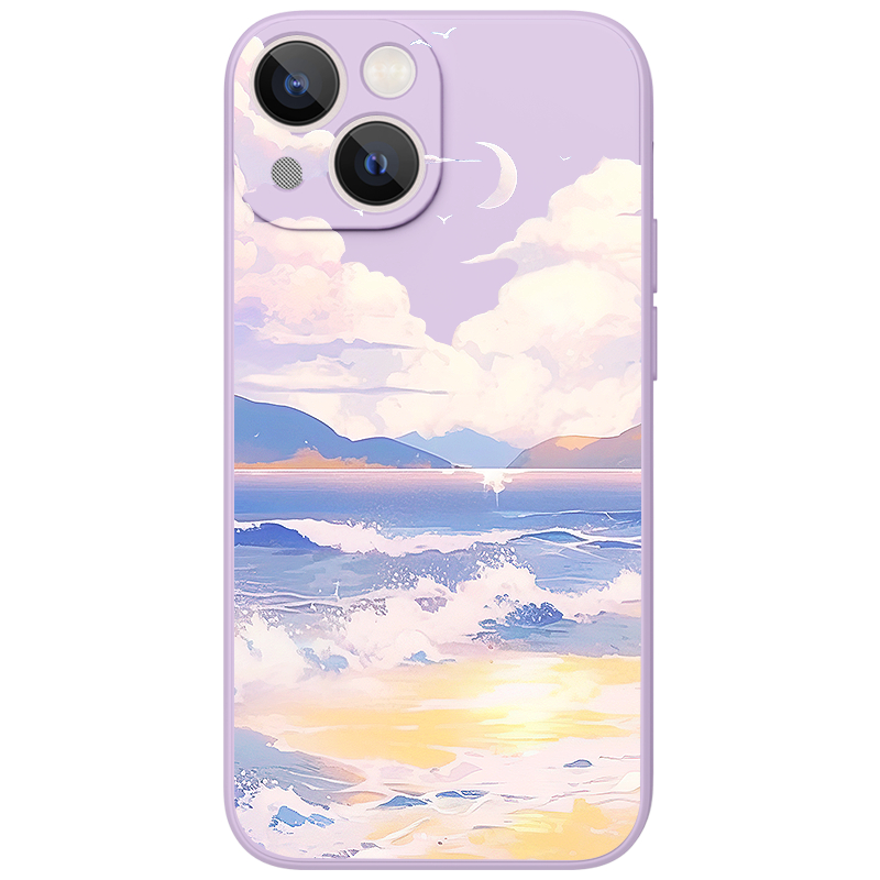 Ốp lưng JURSUE dễ thương đẹp mềm màu Cho IPHONE 15 14 13 12 11 PRO MAX SE 2020 X XR XS ip 8 7 6 6S PLUS XYH2264