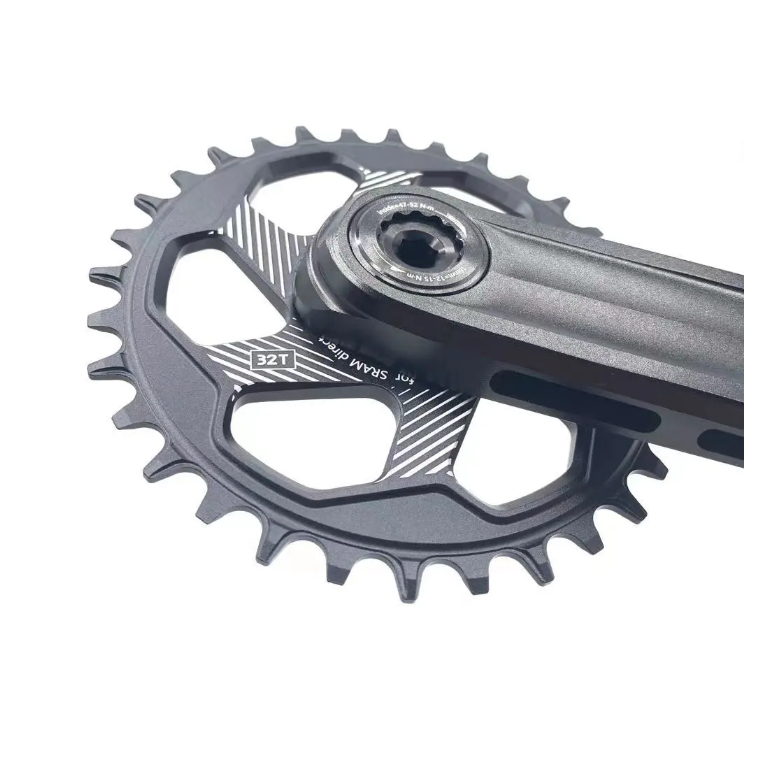 Fovno Trục Xoay Thẳng Bằng Hợp Kim Nhôm 170mm gxp 30t 32t 34t 36t 38t Cho Xe Đạp Leo Núi