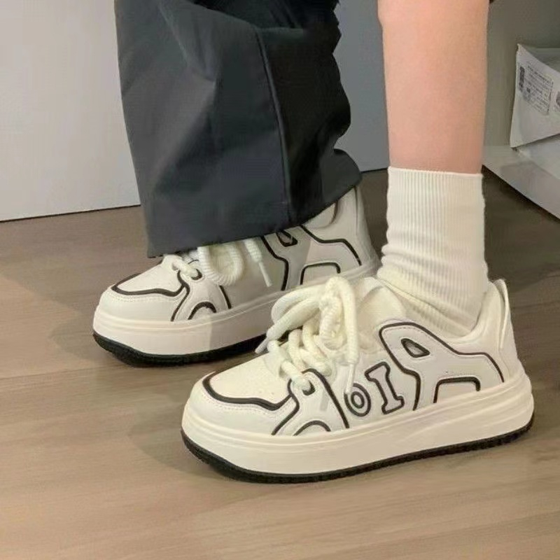 Giày Bánh Mì Đế Dày Phong Cách Mới 2023 Cho Nữ Sinh