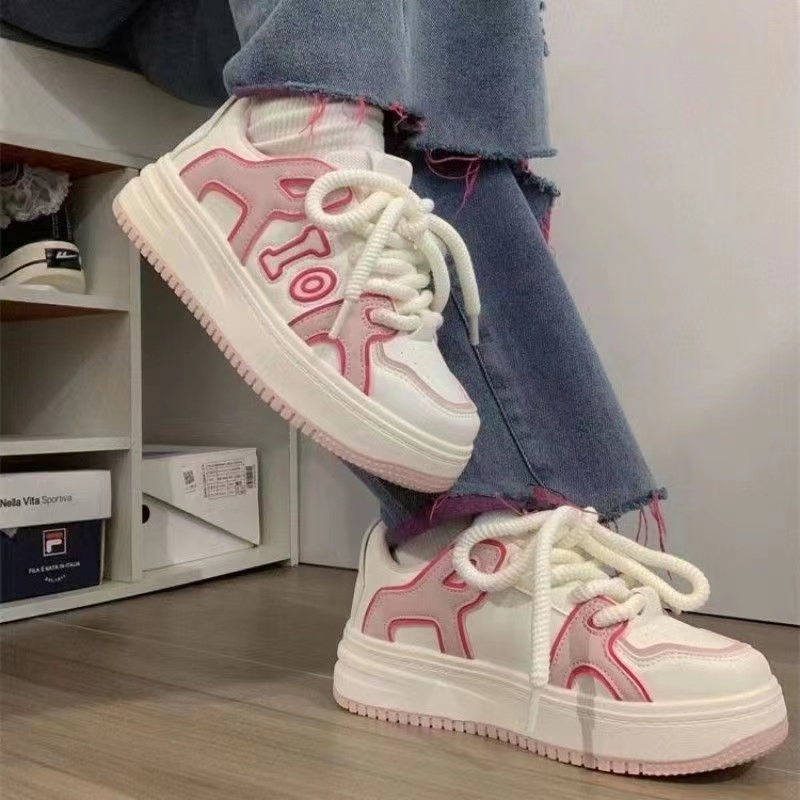 Giày Bánh Mì Đế Dày Phong Cách Mới 2023 Cho Nữ Sinh