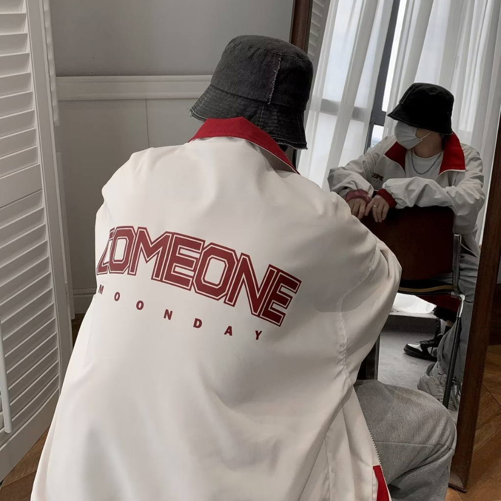 Áo Khoác bomber Hai Mặt Phối Màu Sắc Tương Phản Thời Trang Dành Cho Nam Giới Có Size m-2xl